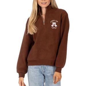 ✨ SOLD ✨ Ivory Ella | Cozy Up 1/4 Zip Sweatshirt